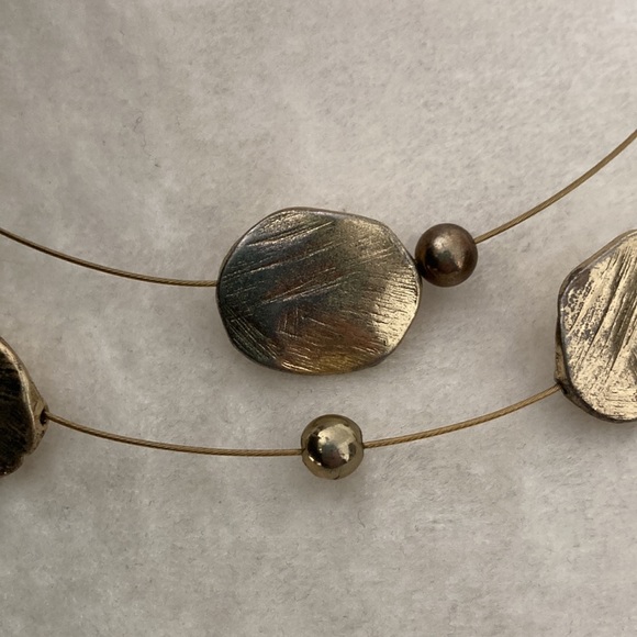 New York & Company Gold Coin Necklace - Picture 6 of 6